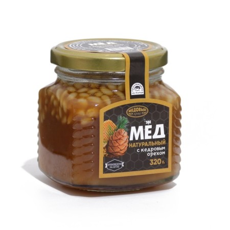Altai honey with cedar nut, 320 g
