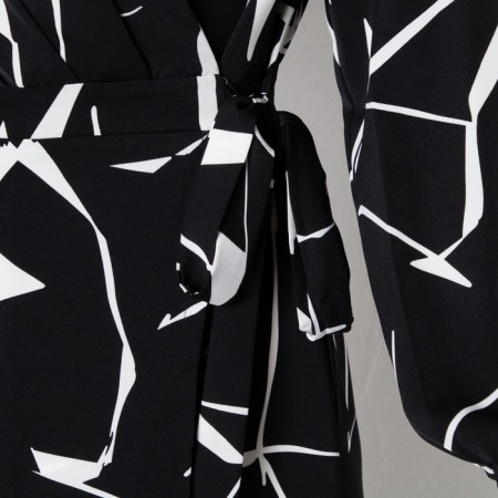 Women's dress Mist, Plus-Size, R.50, Black-11
