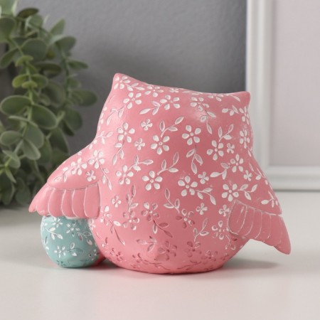 Polystone souvenir "Color Filin with a chick" Geometric patterns 15.2x6x11 cm-2