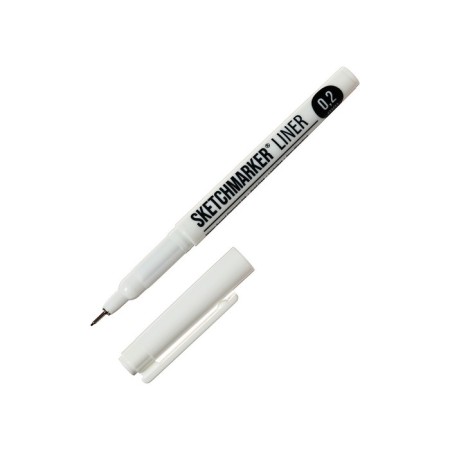 Capillary pen for graphic work Sketchmarker, 0.2 mm, black-5