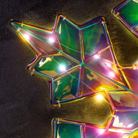 LED figure "Snowflake" 80 × 80 cm, plastic, 220 V, 8 modes, glow warm white-2