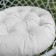 Pillow for swing "Tina", diameter 60 cm, white color