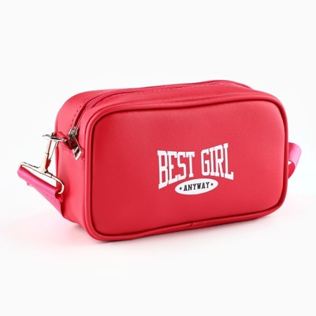 Best Girl children's bag, artificial leather, pink color 18x6x11 cm-2