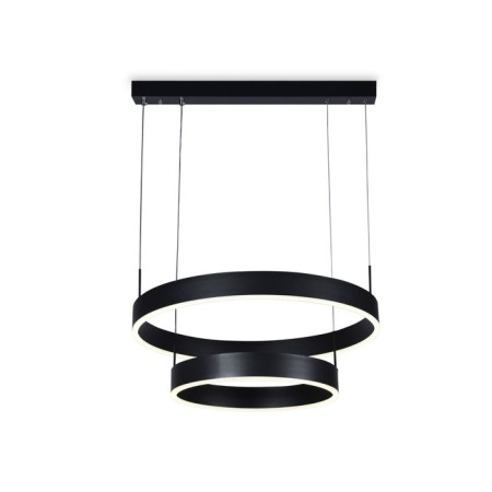 LED LED suspension with the control panel Ambrella Light, Original, Fa6612, LED, 85 W, 6375LUM, 3000-6400K, black color, white matte