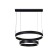 LED LED suspension with the control panel Ambrella Light, Original, Fa6612, LED, 85 W, 6375LUM, 3000-6400K, black color, white matte