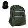 Youth backpack, 46 x 33 x 16 cm, ergonomic back, embroidery, stavia, khaki, light gray