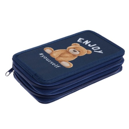 Penal 2 sections, 110 x 190 mm, fabric, "onyx", PCT 11-20 "Bear"-1