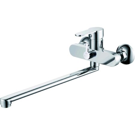 Bath mixer Rush Tenerife TE2835-51, single-legged, long rotary spout, chrome