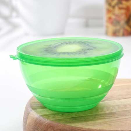 Container Plastic food "Juicy fruit", 900 ml, color mix