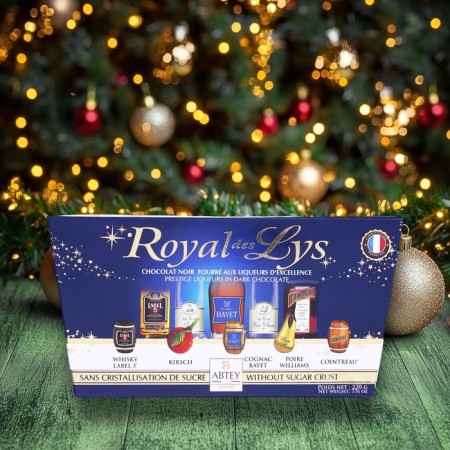 New Year. Figure chocolate Royal des lys, with a liquor filling, 13 g