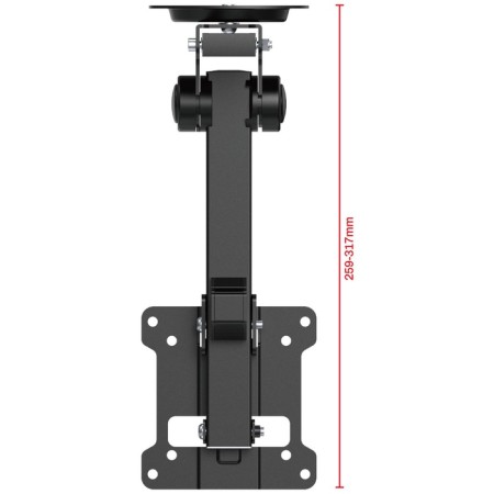 Crasset UNITEKI LCD3110CB ceiling, underground for a TV or monitor, diagonal-2