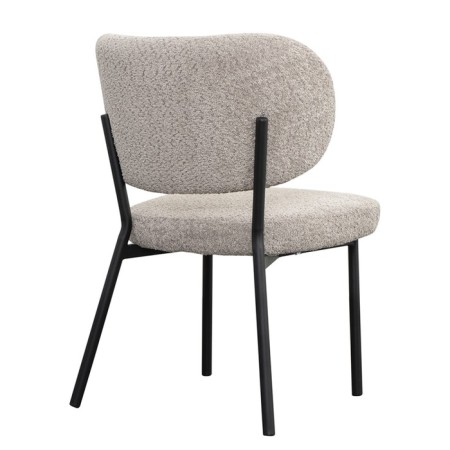 ROBBI chair, 550 × 640 × 845 mm, Builder, gray-beige color-7
