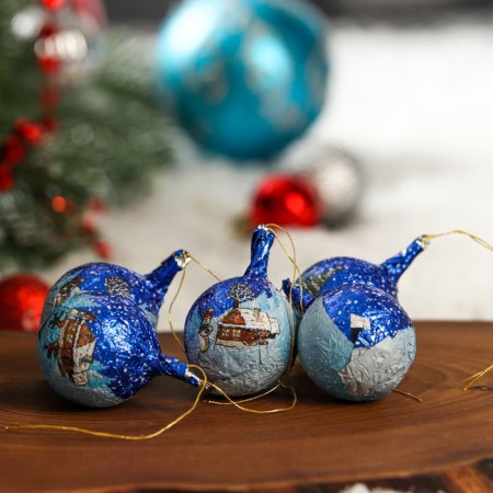 Chocolate figures from milk chocolate "Balls. Snow Palace ", in a package, 63 g-2