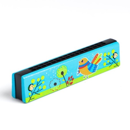 Glubly accordion "bird", turquoise color