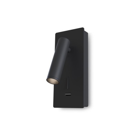 Bra Technical C041wl-L3B3K, LED, 3W, 7x6.5x18.6 cm, 200lm, black color-4