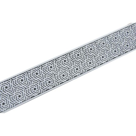 Bar for the cornice "Arabesque", height 7 cm, length 25 m, white color with black
