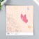 Scrapbooking paper bilateral "flowers and leaves" density 180 g 15.5x17 cm