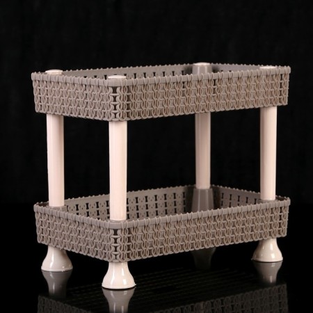 Those desktop 2 tier "Weaving", 24 × 15 × 20 cm, color mix-4