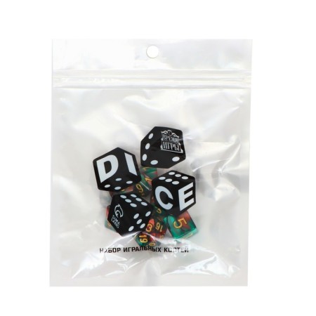 Cubes set for D&D (Dungeons and Dragons, DND) "Game time", Series: D&D, 7 pcs-1