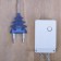 Garland “thread” 5 m with nozzles “needle”, IP20, transparent thread, 50 LED, blue glow, 8 modes, 220 V