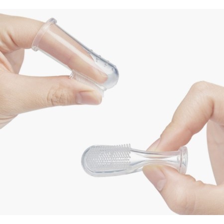 The teething is a children's massager, U -shaped, silicone from 18 months.-8