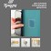 Bilateral self -adhesive tundra holders, 33.5x33.5 mm, transparent, 4 pcs.