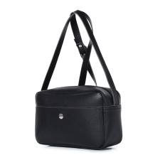 Female bag, artificial leather, 230x150x80 cm, black