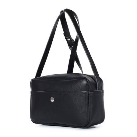 Female bag, artificial leather, 230x150x80 cm, black