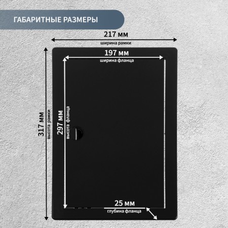 Revisionine Zein 2030LR, 200 x 300 mm, plastic, black-3