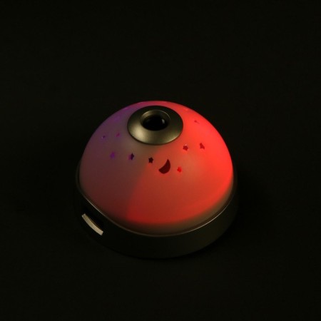 Luazon LB-04 "Star Sphere" alarm clock, projection, white-6