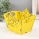 Basket-jacket "Dragon" yellow 18x12x14.5 cm (set of 5 parts)