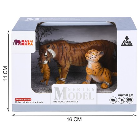Набор фигурок «Мир диких животных: семья тигров», 2 фигурки-4