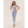 Top female on one shoulder Mirey Top One Shoulder, size 44-46, heavenly color