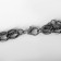 Piece "chain" a cross with two threads, the color is gray, 45 cm