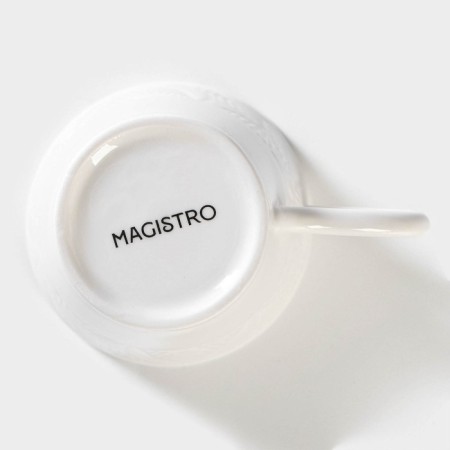 Porcelain coffee magistro Crotone, 100 ml, white color-3