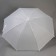 Umbrella - semi -automatic cane "plain", 8 spokes, r = 46 cm, white color