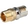 Stout SFP-0001-001220, 1/2 "x 20 mm, external threads, brass