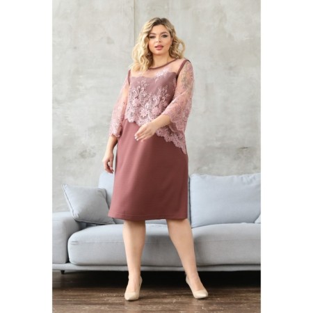 Female dress, size 62, pink color-8