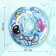 Circle of children's neck, for bathing, “submariner”, from 1 month, two -chamber, with rattles