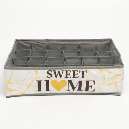 Organizer for storage, coffee for linen 24 cells "Sweet Home", 35 x 30 x 10 cm.-2