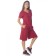 Female suit, size 46, burgundy color