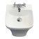 Comforty 500p shell, rectangular, suspended, white color