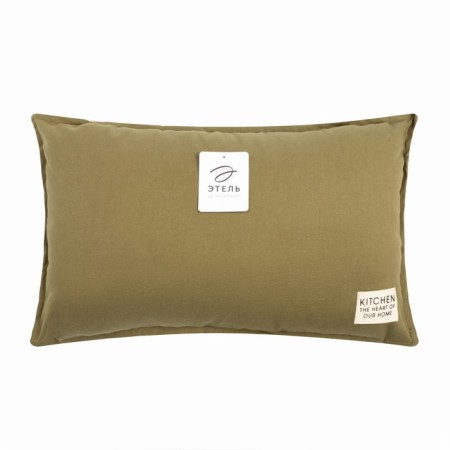 Ethel pillow, 30x50+1 cm, green, 100% cotton-6