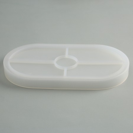 Set for creating a gypsum pallet with paints "Oval"-4