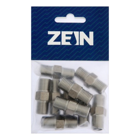 Nipple Zein, 1/4 ", external thread, stainless steel, packing 10 pcs.-1