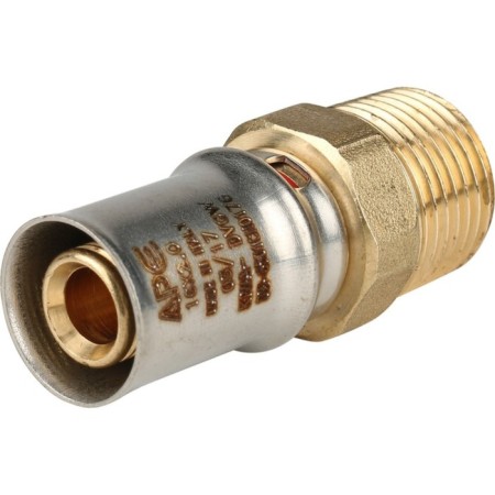 Stout SFP-0001-001216, 1/2 "x 16 mm, external threads, brass-3