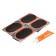 Remkomplekt for cameras, oval patch 75x50 mm - 12 pcs., Glue Activator 12ml ATRS107