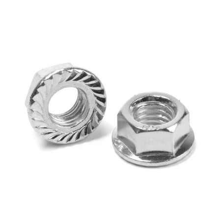 Tundra nut, with a flange, Din6923, galvanized, M10, 1 kg-1