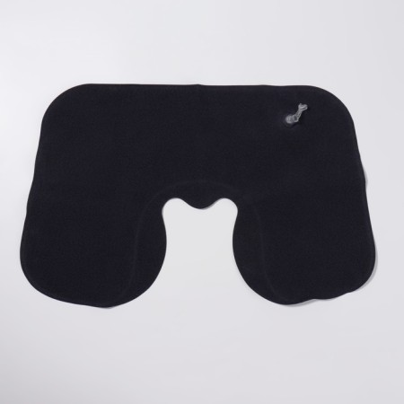 Pillow for the neck is road, inflatable, 42 × 27 cm, blue color-3