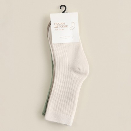 Nosk children's SL Home 3 pairs, rr 16-18, milk/olive-4